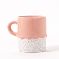 Drippy Pots Cylinder Mug — Handmade Ceramic (10 oz)