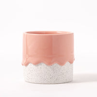 Drippy Pots Squat Cylinder — Handmade Ceramic (12 oz)