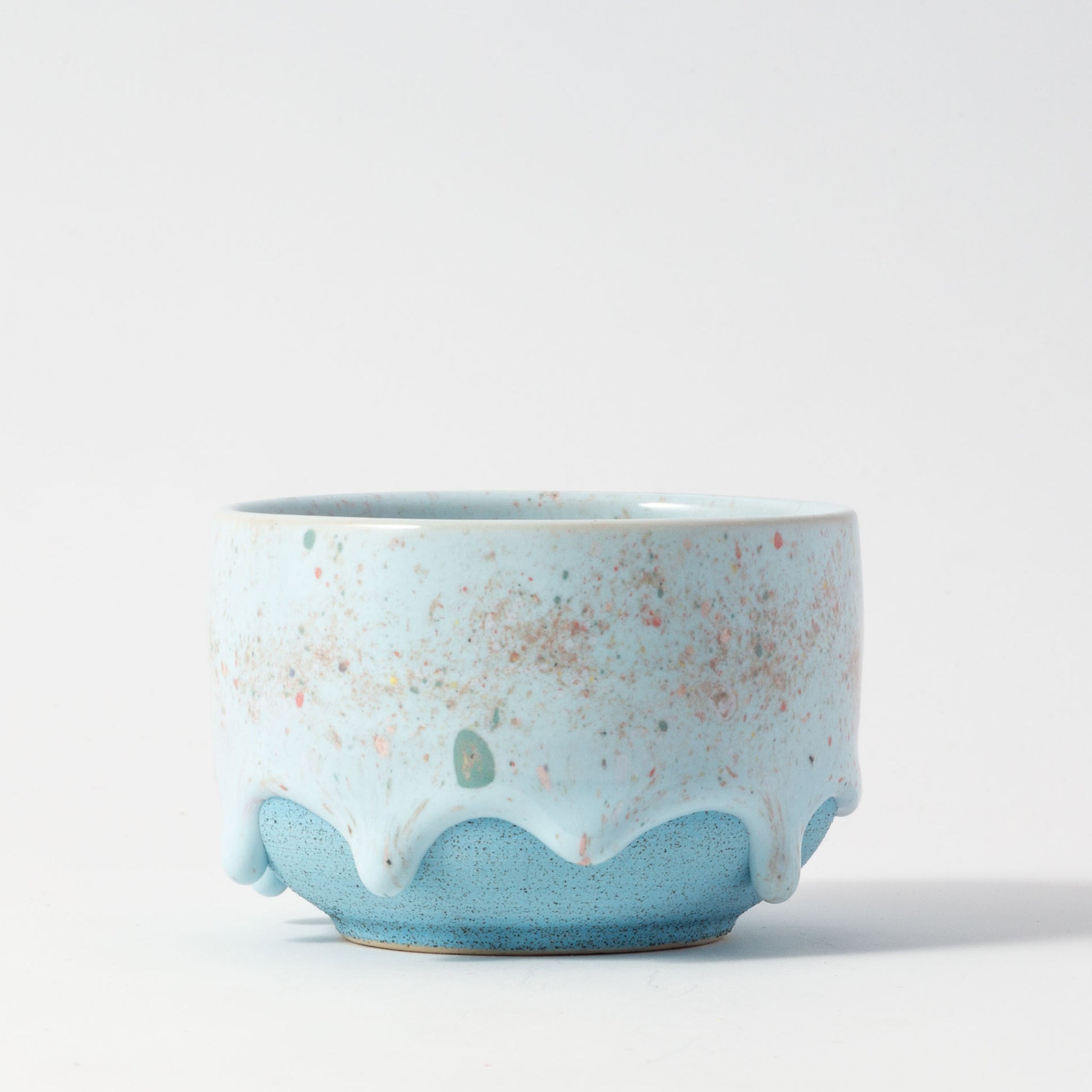 Drippy Pots Capp Cup — Handmade Ceramic (6–8 oz)