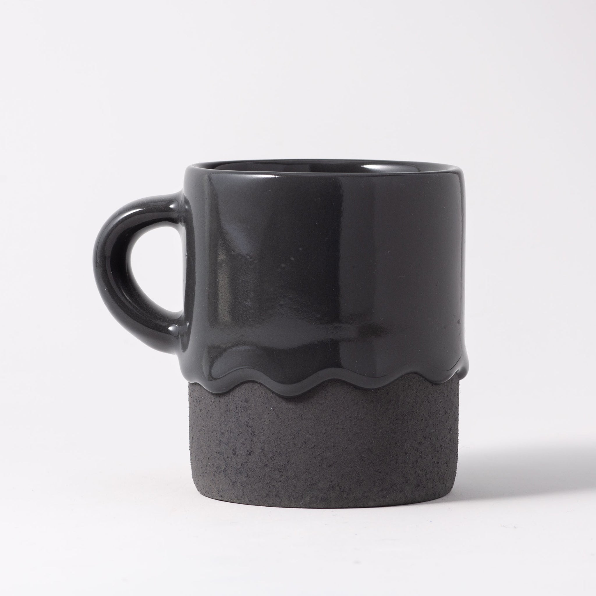 Drippy Pots Cylinder Mug — Handmade Ceramic (10 oz)