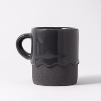 Drippy Pots Cylinder Mug — Handmade Ceramic (10 oz)