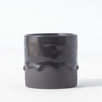 Drippy Pots Squat Cylinder — Handmade Ceramic (12 oz)