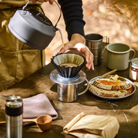 Origami - Pour Over Coffee Dripper - Air - Matte Green