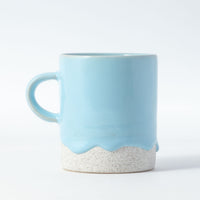 Drippy Pots Cylinder Mug — Handmade Ceramic (10 oz)