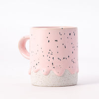 Drippy Pots Cylinder Mug — Handmade Ceramic (10 oz)
