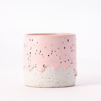 Drippy Pots Squat Cylinder — Handmade Ceramic (12 oz)