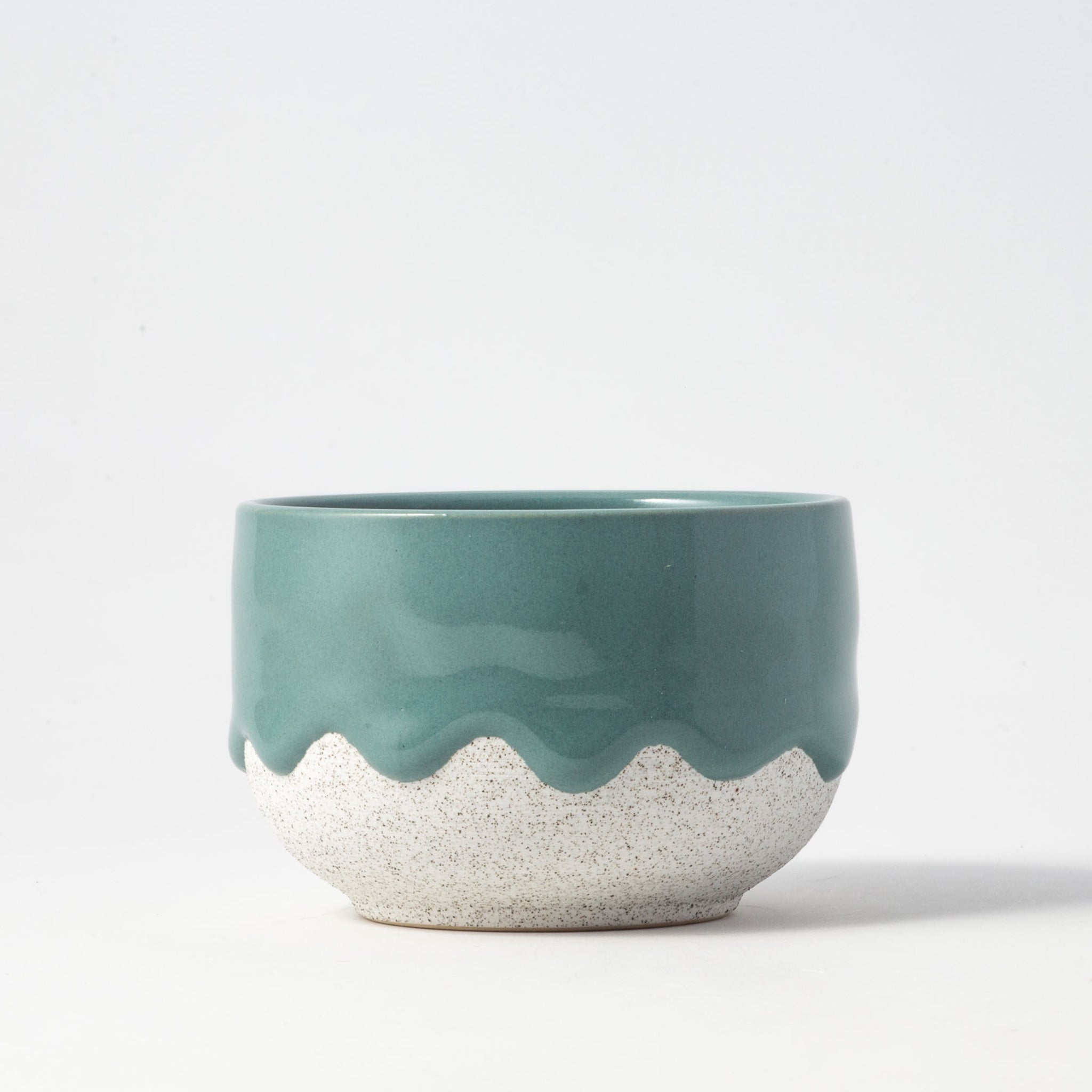 Drippy Pots Capp Cup — Handmade Ceramic (6–8 oz)
