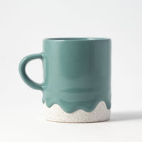 Drippy Pots Cylinder Mug — Handmade Ceramic (10 oz)