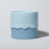 Drippy Pots Squat Cylinder — Handmade Ceramic (12 oz)
