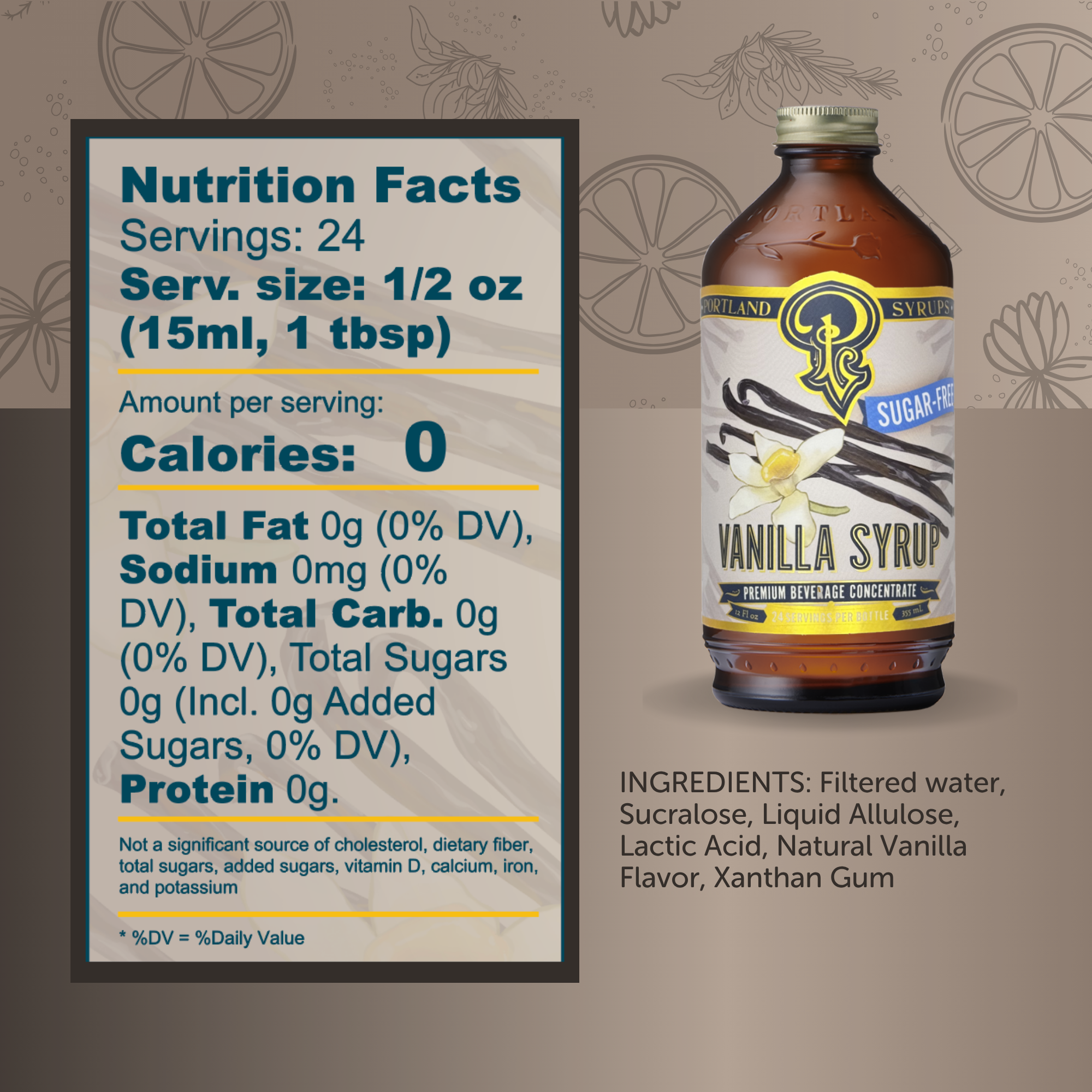 Sugar Free Vanilla Syrup