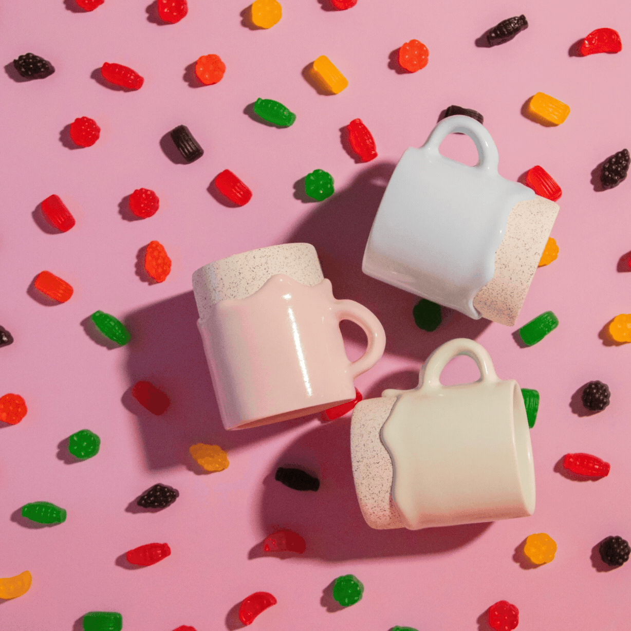 Drippy Pots Cylinder Mug — Handmade Ceramic (10 oz)
