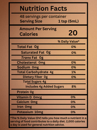 Sips Warm Brown Sugar Coffee Syrup (8 oz)