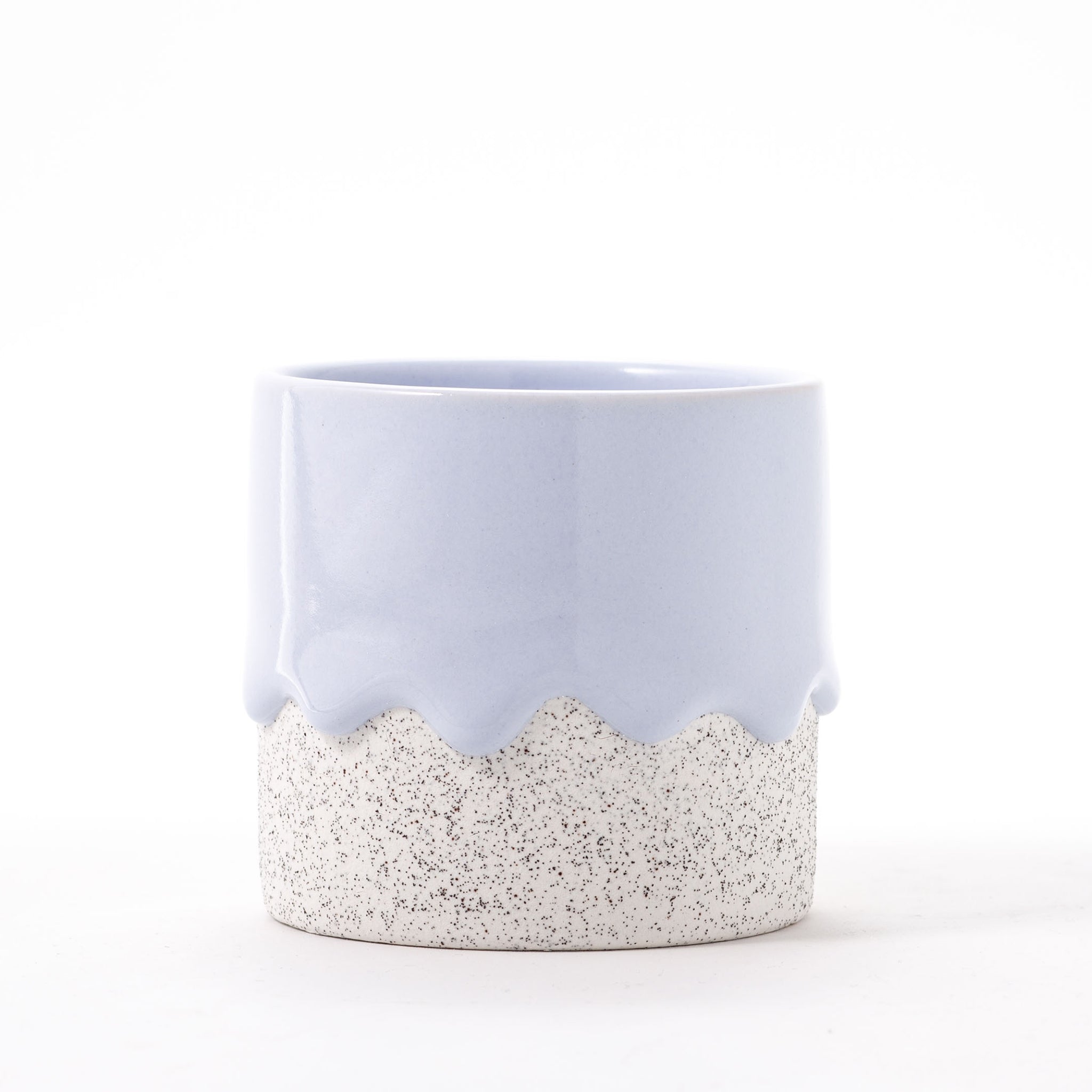Drippy Pots Squat Cylinder — Handmade Ceramic (12 oz)