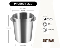 Artizan Espresso Dosing Cup (51 / 53 / 58 mm)