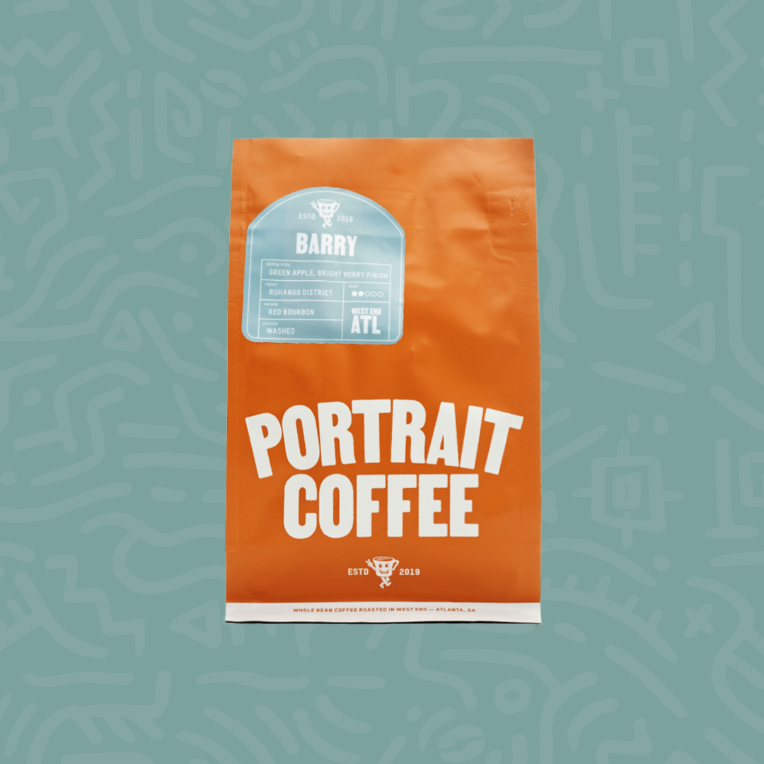 Barry medium roast Rwanda coffee from Portrait Coffee
