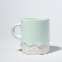 Drippy Pots Cylinder Mug — Handmade Ceramic (10 oz)
