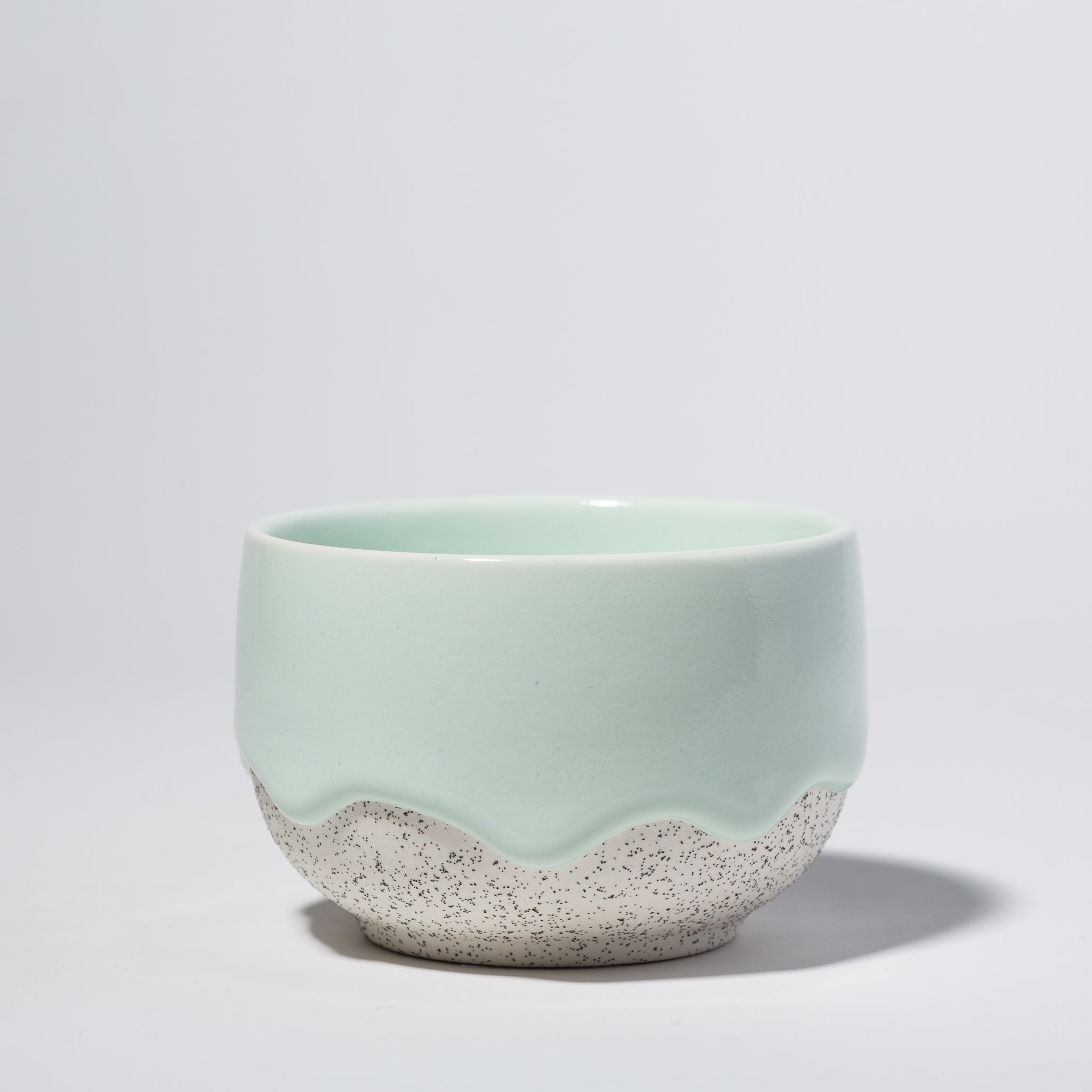 Drippy Pots Capp Cup — Handmade Ceramic (6–8 oz)