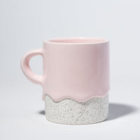 Drippy Pots Cylinder Mug — Handmade Ceramic (10 oz)