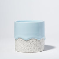 Drippy Pots Squat Cylinder — Handmade Ceramic (12 oz)