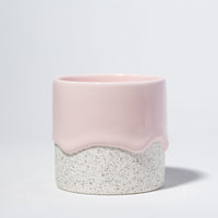 Drippy Pots Squat Cylinder — Handmade Ceramic (12 oz)