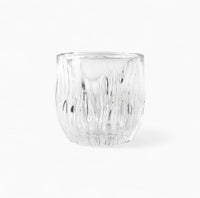 Flame Crystal Cut Glass Coffee Cup