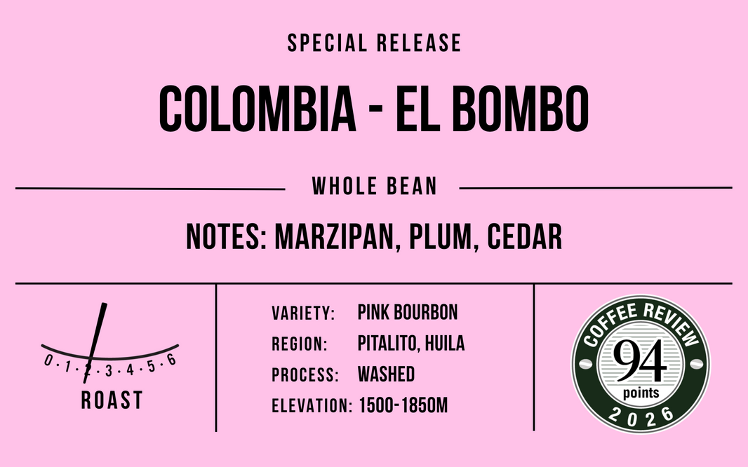 Colombia El Bombo Pink Bourbon