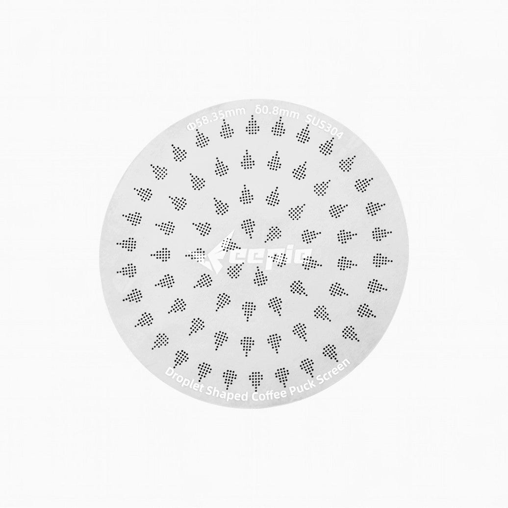 Etched Puck Screen, 0.8 mm (51 / 54 / 58 mm)