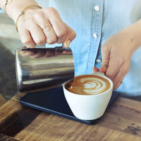 Lino Large Latte Cup & Saucer - White (12oz/355ml)