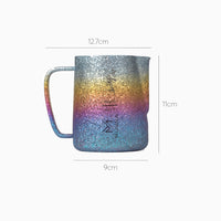 Aurora Crystal Titanium Latte Pitcher