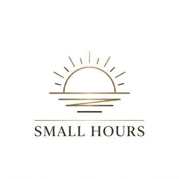 Small Hours logo — full color lockup, transparent